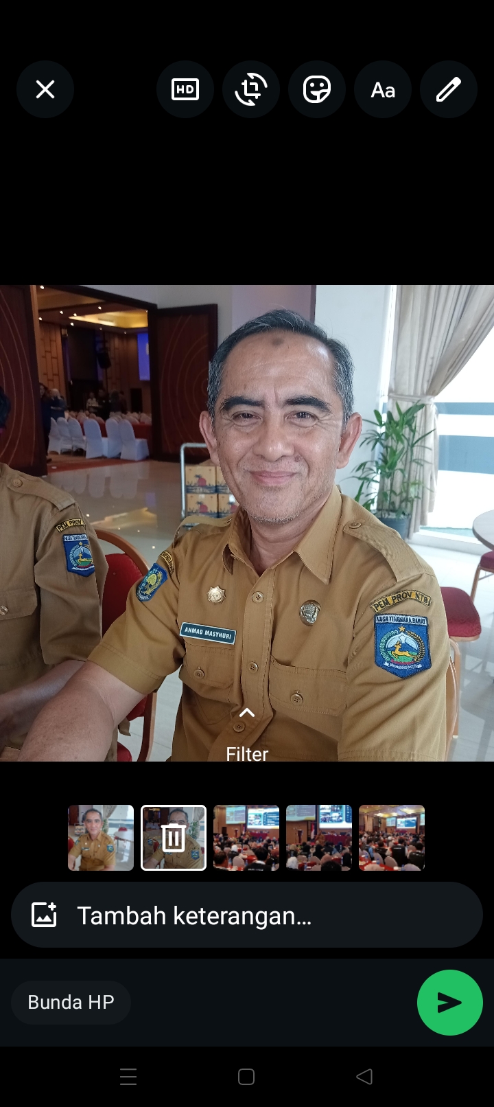 Kadiskop UKM NTB, Ahmad Masyhuri, memberi support dan semangat kepada para Pendamping KDKMP agar segera memulai pengoperasian Kopdes.