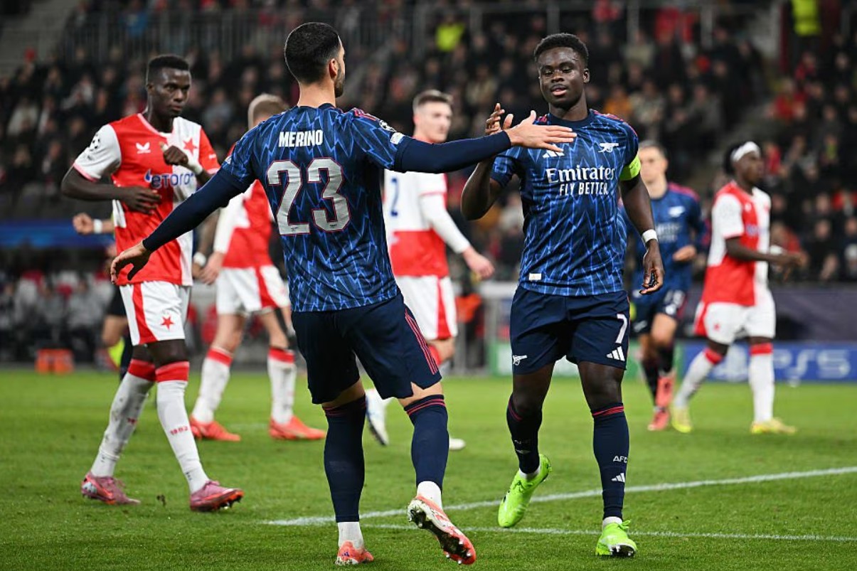 Arsenal berhasil mengalahkan Slavia Prague dalam lanjutan Liga Champions.