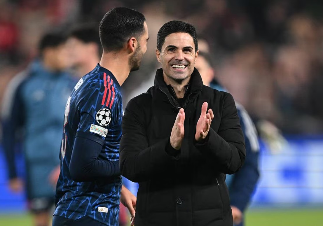 Pelatih Arsenal Mikel Arteta.