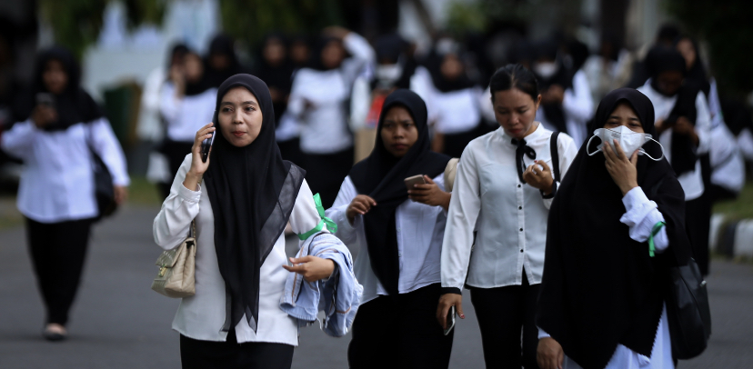 Tenaga honorer yang mengikuti seleksi PPPK