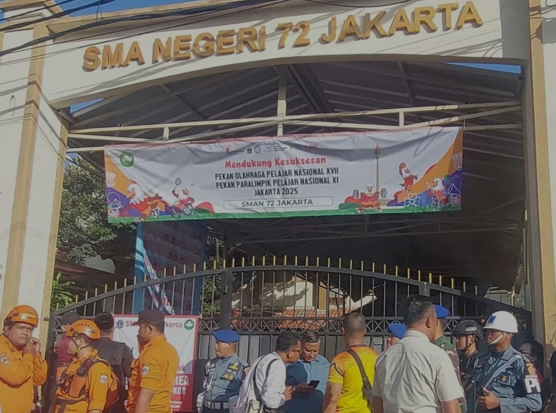 TNI AL Bertindak Cepat Tangani Ledakan SMAN 72 Jakarta