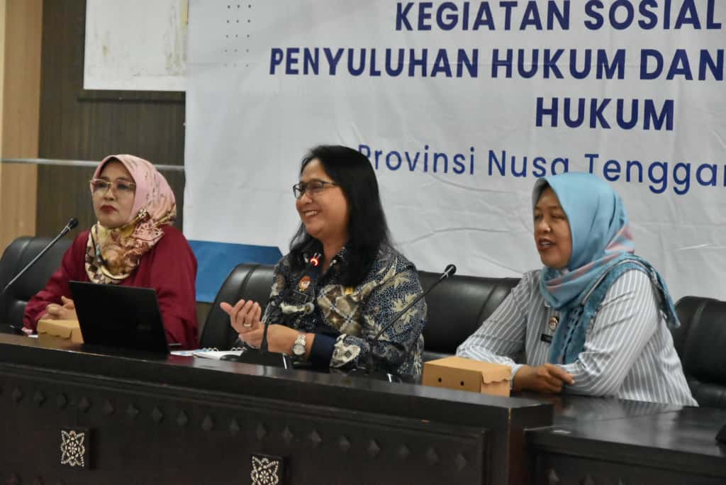Biro Hukum Setda Provinsi NTB dan Kantor Wilayah Kementerian Hukum Nusa Tenggara Barat (Kemenkum NTB) menggelar Sosialisasi, Penyuluhan Hukum, dan Penerangan Hukum.