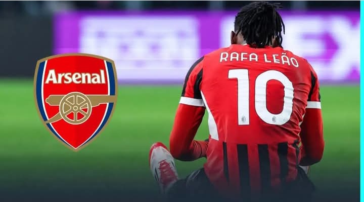 Rafael Leao, bintang AC Milan yang kabarnya masuk radar Arsenal.