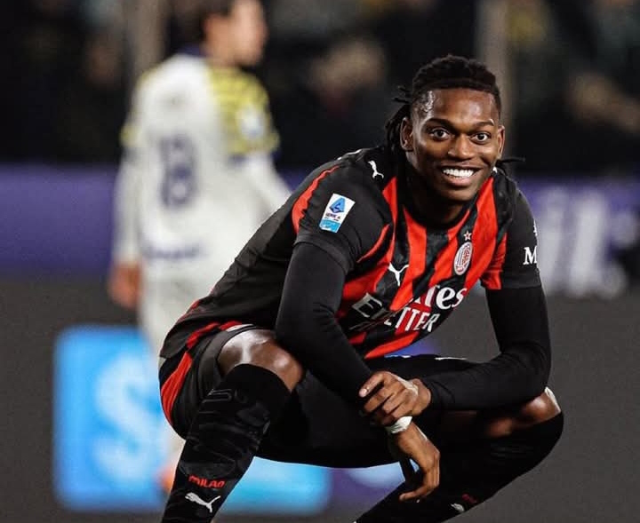 Bintang AC Milan Rafael Leao.