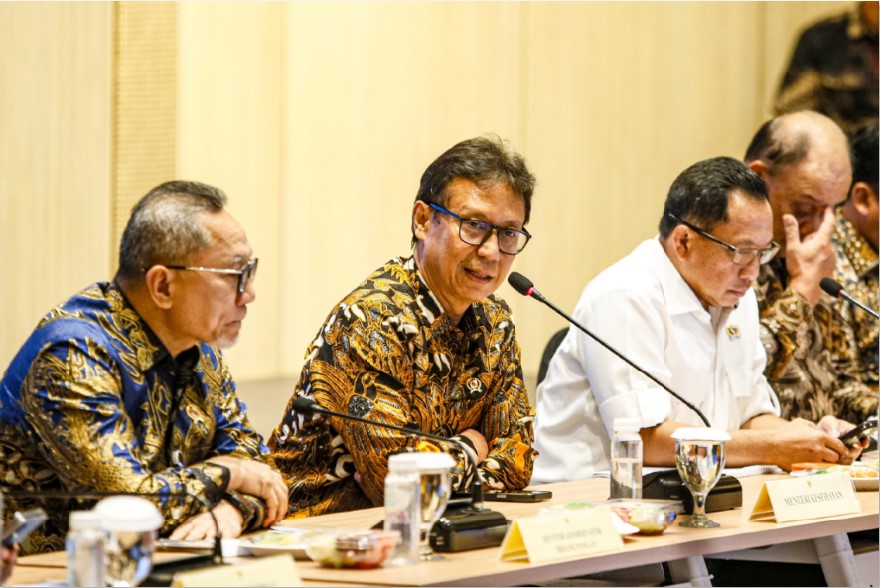 Menteri Kesehatan Budi Gunadi Sadikin dalam Rapat Koordinasi Nasional Percepatan Penurunan Stunting di Jakarta, Rabu (12/11).