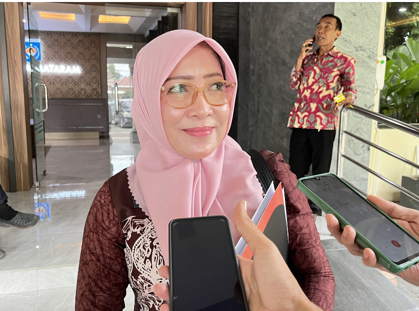Plt Inspektur Inspektorat Kota Mataram Baiq Nelly Kusumawati