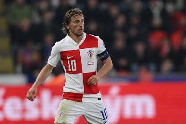 Luka Modric, pemain AC Milan berkebangsaan Kroasia.