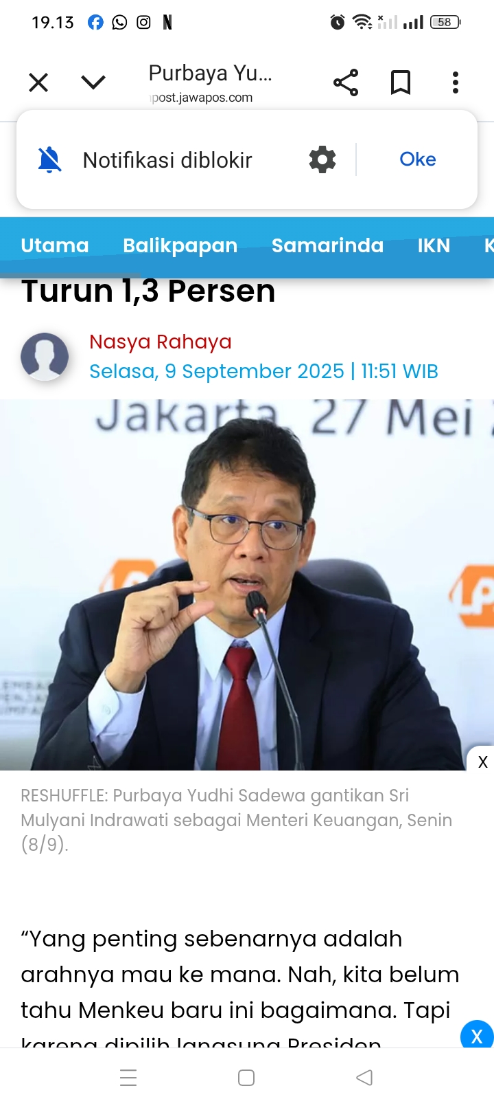 Menteri Keuangan Purbaya Yudhi Sadewa. Kementerian Keuangan (Kemenkeu) akan membuka lowongan Calon Aparatur Sipil Negara (CASN) mulai 2025-2029 dengan kuota 19.500 orang.
