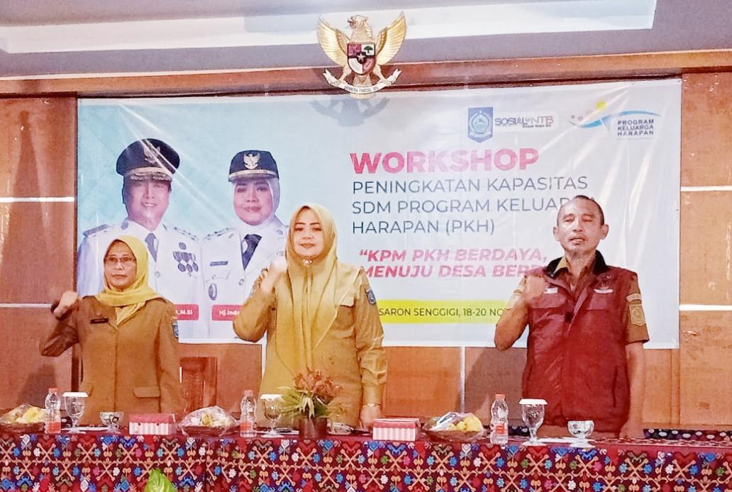 Dari Workshop peningkatan kapasitas SDM PKH, Wagub Dinda mengajak Pendamping Desa berkolaborasi demi sukseskan Desa Berdaya.