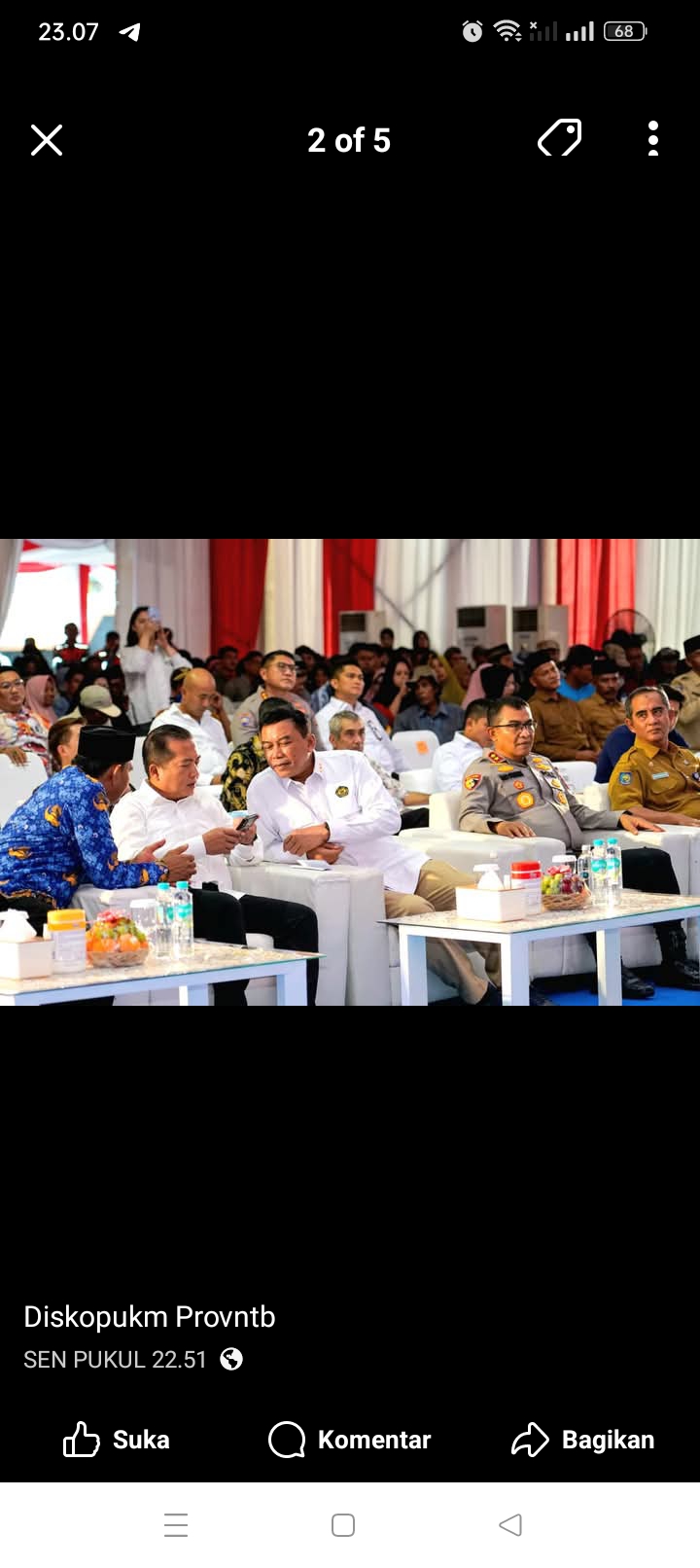 Hadir perwakilan Kementerian ESDM, Kemenkop UKM, Gubernur, Kapolda, KSP, Forkopimda, tokoh agama, akademisi, serta pimpinan kepolisian lintas provinsi.