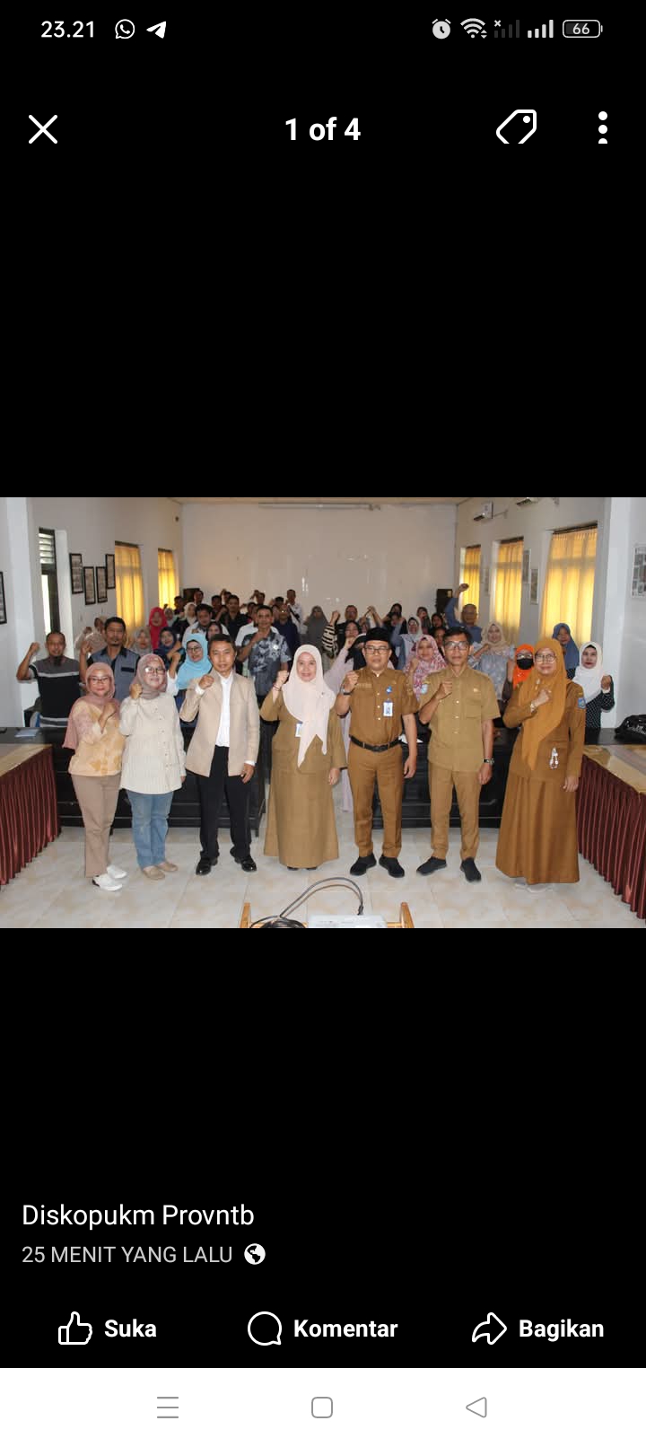 Diskop UKM NTB gelar Workshop Keuangan Digital Angkatan I dan Workshop Ecoprint yang berlangsung di UPTD Balatkop UKM NTB, Selasa (18/11).