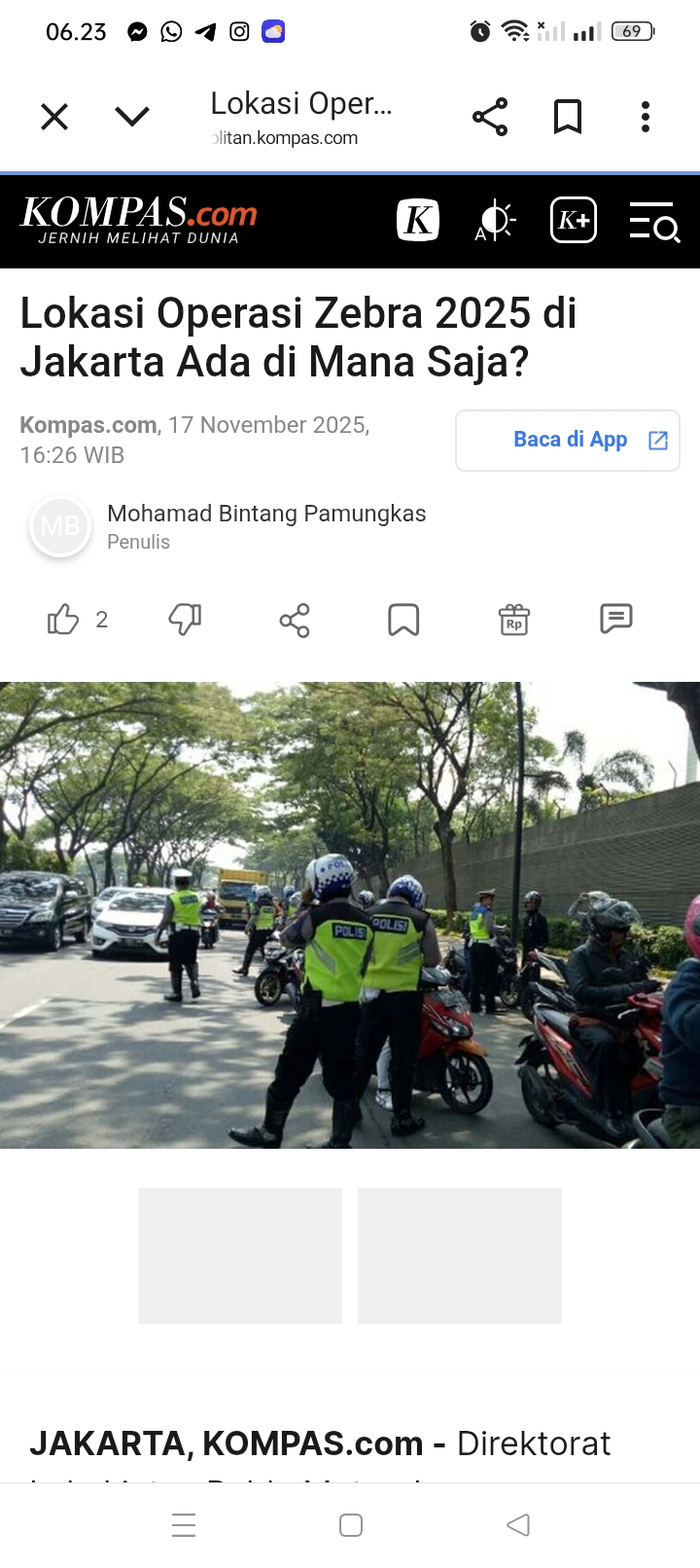 Masyarakat yang terciduk operasi zebra ini di jalanan jangan takut. Karena yang diperiksa bukan SIM dan STNK, melainkan helm dan kelengkapan motor.