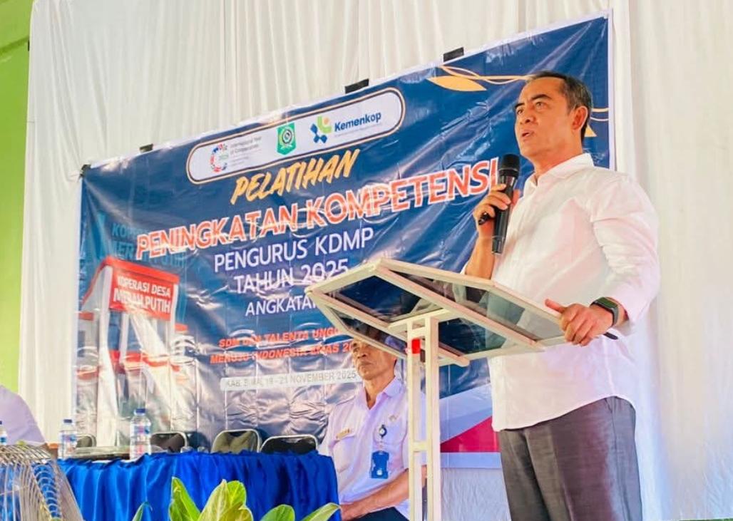 Kadiskop UKM NTB Ahmad Masyhuri menekankan pentingnya penguatan kapasitas SDM koperasi sebagai fondasi berkembangnya gerakan koperasi di daerah.