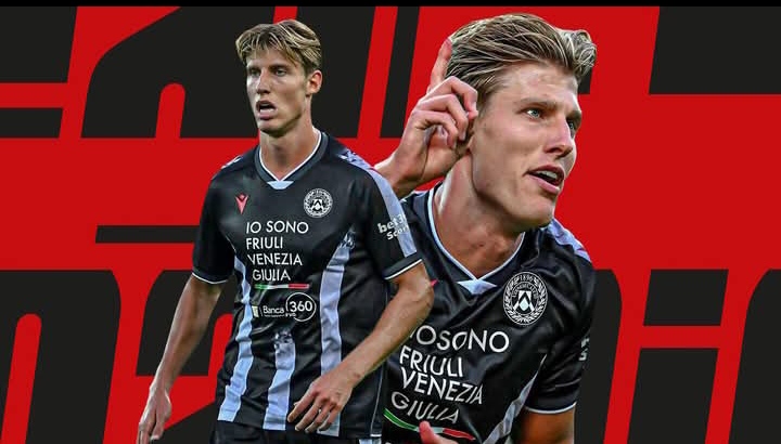 Thomas Kristensen, pemain belakang Udinese yang diminati AC Milan.