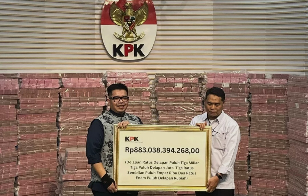KPK pamer uang korupsi PT Taspen