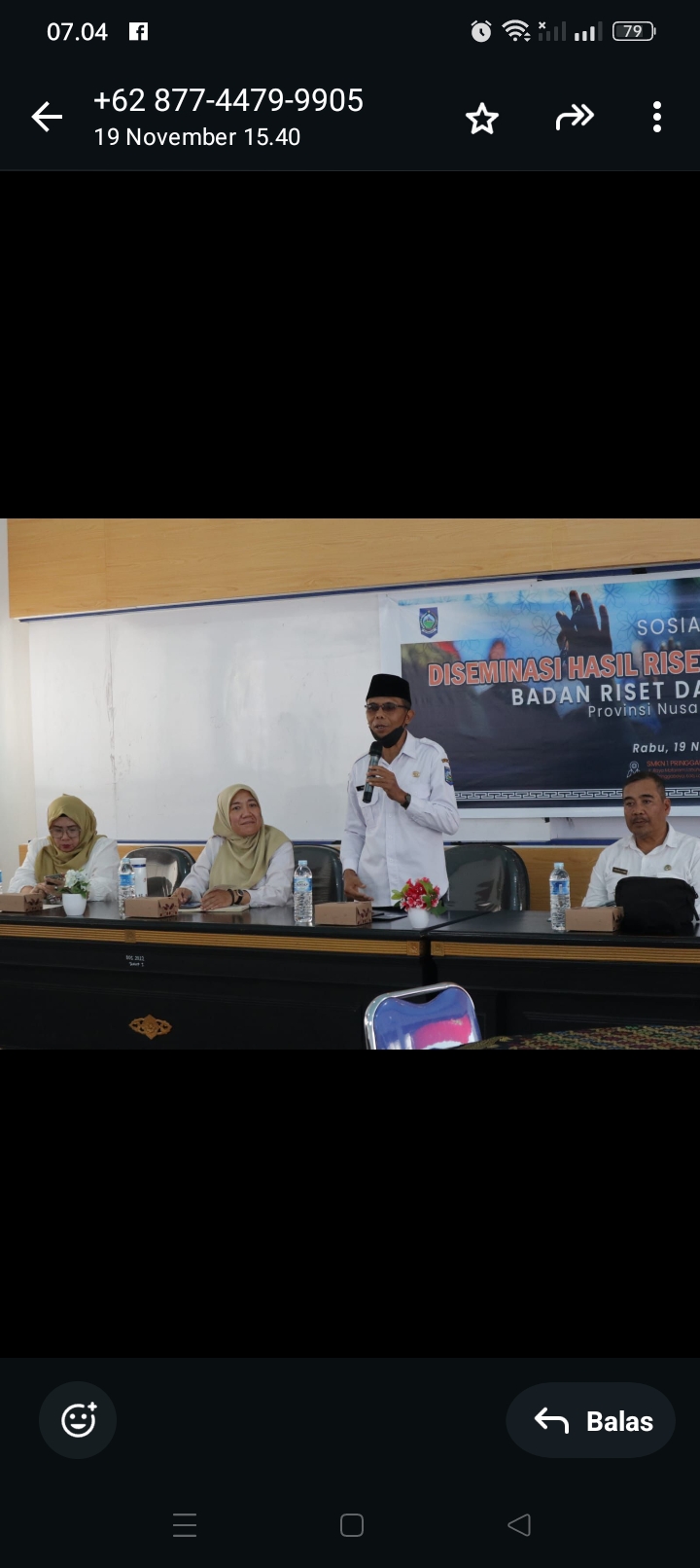 BRIDA NTB memperkenalkan berbagai hasil riset dan inovasi yang dikembangkan untuk memajukan daerah di SMKN 1 Pringgabaya Lombok Timur.