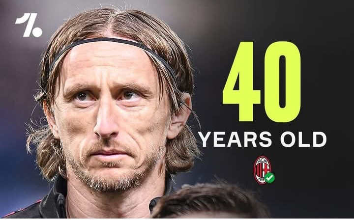 Luka Modric, pemain tertua AC Milan saat ini yang kerap tampil baik.