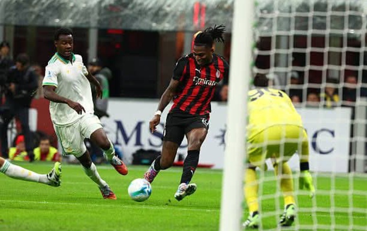 Rafael Leao, striker AC Milan yang diharap bisa terus mencetak gol bagi klub.