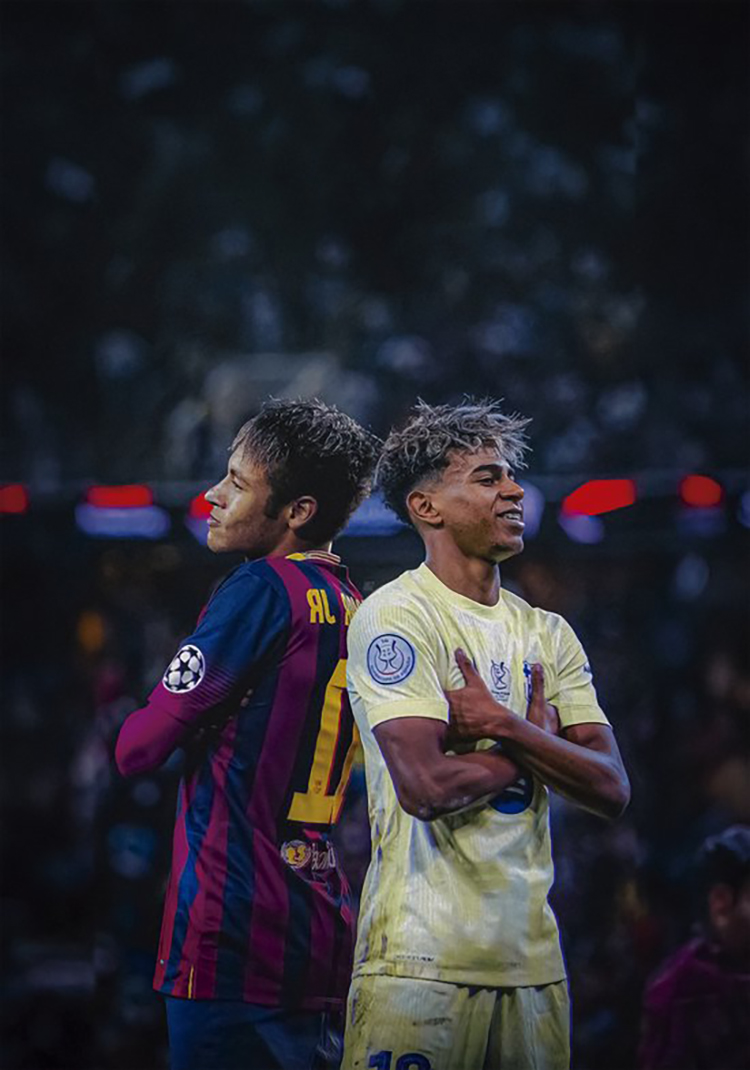 Barcelona khawatir Lamine Yamal meniru gaya hidup Neymar, klub dorong ia mencontoh Messi agar fokus dan profesional di lapangan.