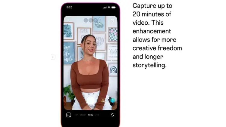 Instagram upgrade reels! kini bisa rekam video hingga 20 menit langsung dari aplikasi, pengeditan makin cepat dan praktis!