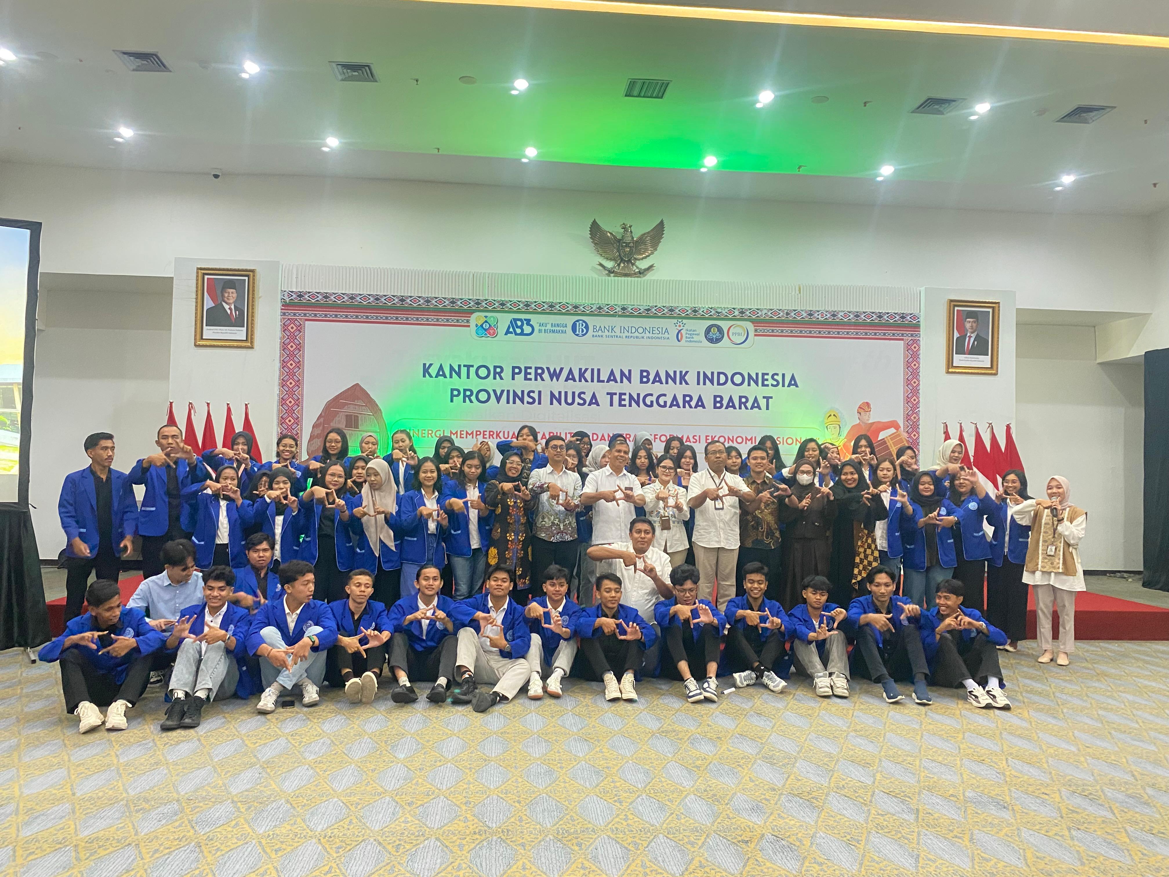 Fakultas Ekonomi dan Bisnis (FEB) Universitas Bumigora (UBG) menyelenggarakan Visiting Company ke Kantor Perwakilan Bank Indonesia (BI) Nusa Tenggara Barat (NTB) pada Rabu (25/11) lalu.