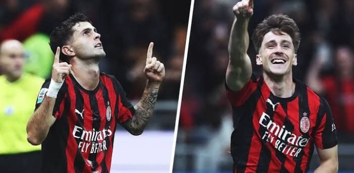 Christian Pulisic dan Alexis Saelemaekers, 2 pemain AC Milan yang mengalami masalah saat sesi latihan.