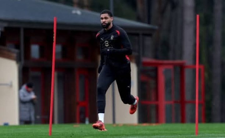 Ruben Loftus-Cheek, pemain AC Milan yang disiapkan menjadi striker dadakan, seiring cedera Christian Pulisic.