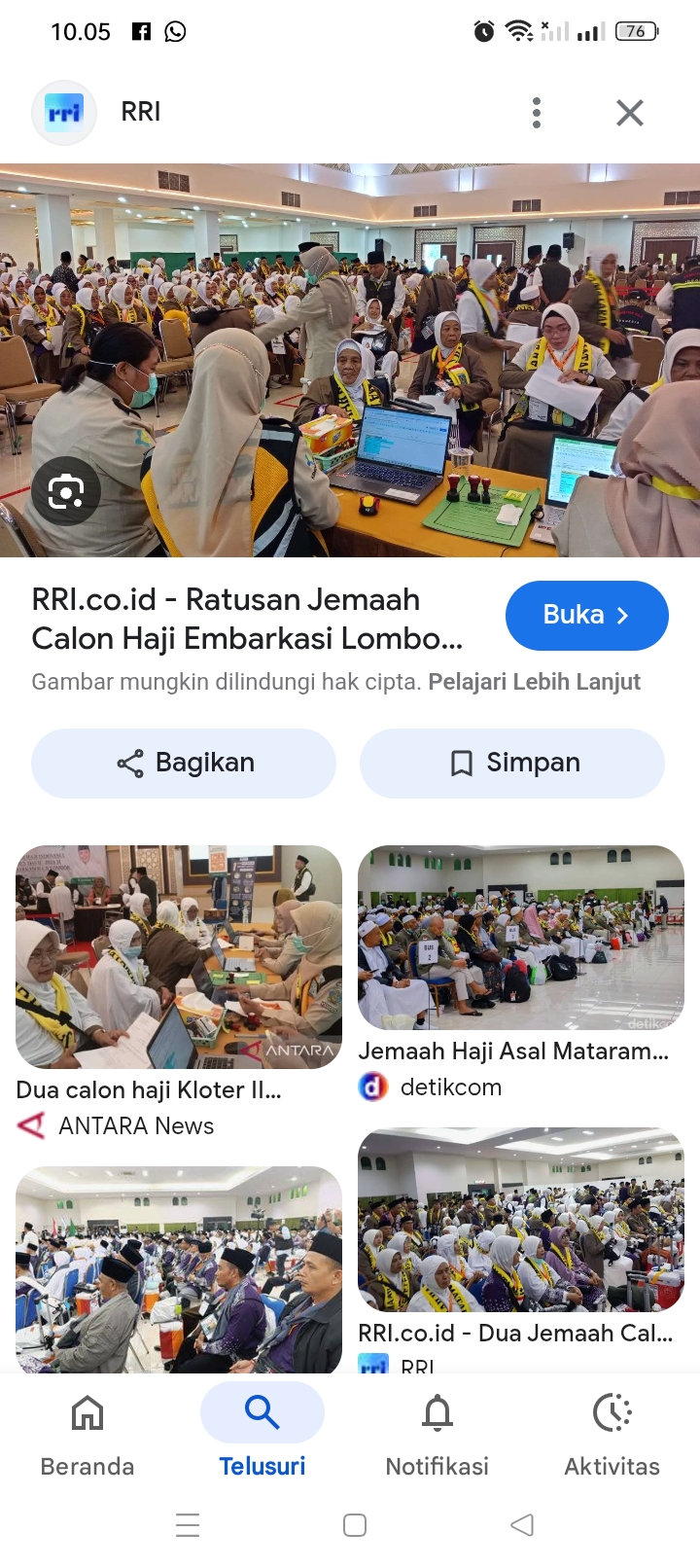 Calon jemaah haji yang sudah masuk daftar berangkat, wajib melunasi biaya haji yang jadwal serta besarnya ditetapkan oleh Kemenhaj.