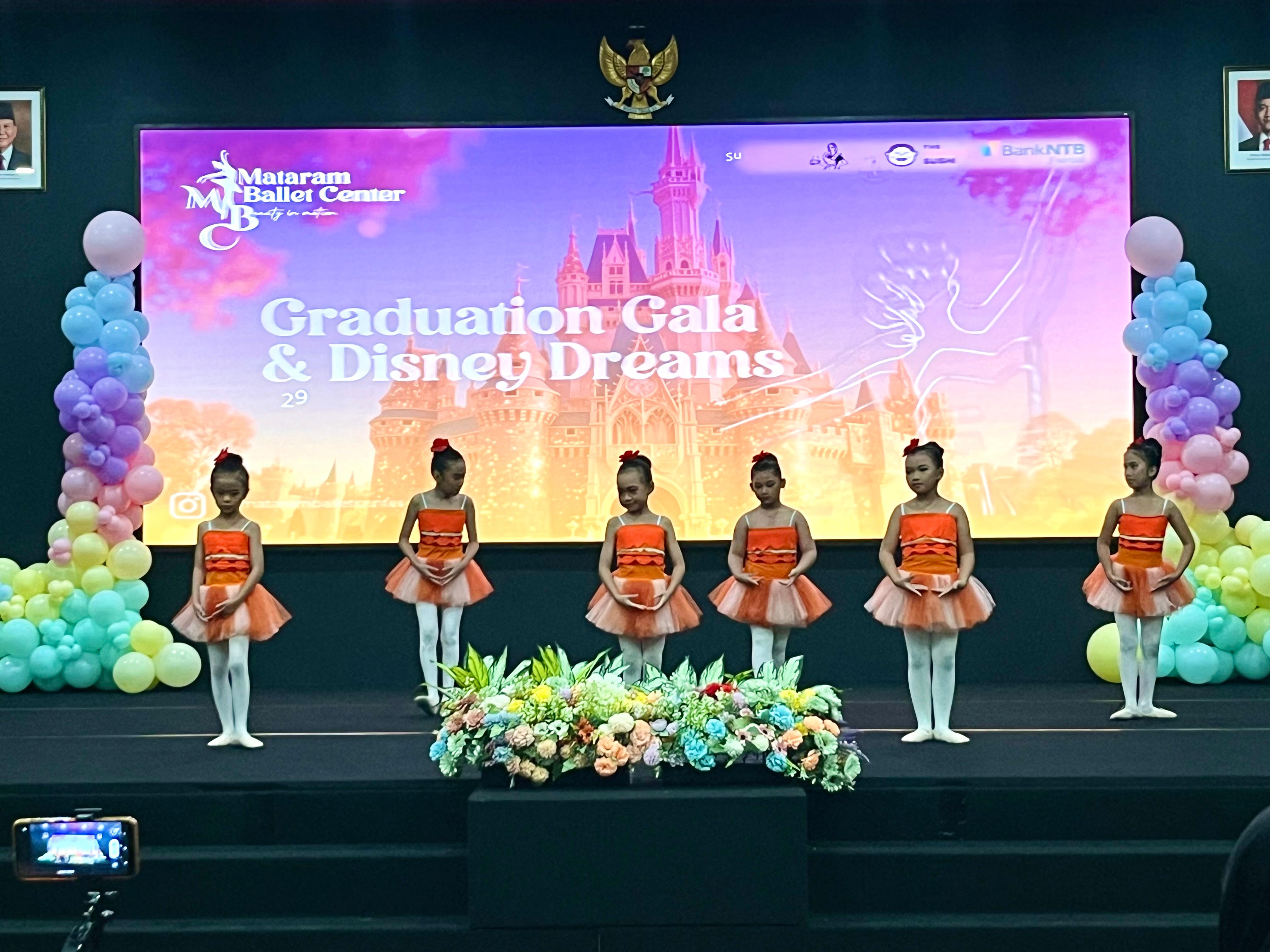 Mataram ballet center gelar graduation gala perdana bertemakan disney dreams