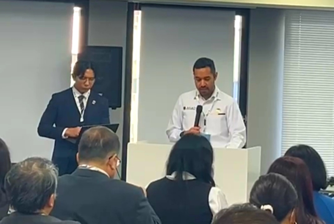Ketua Umum Pengurus Pusat APJATI Said Saleh Alwaini saat menyampaikan sambutan.