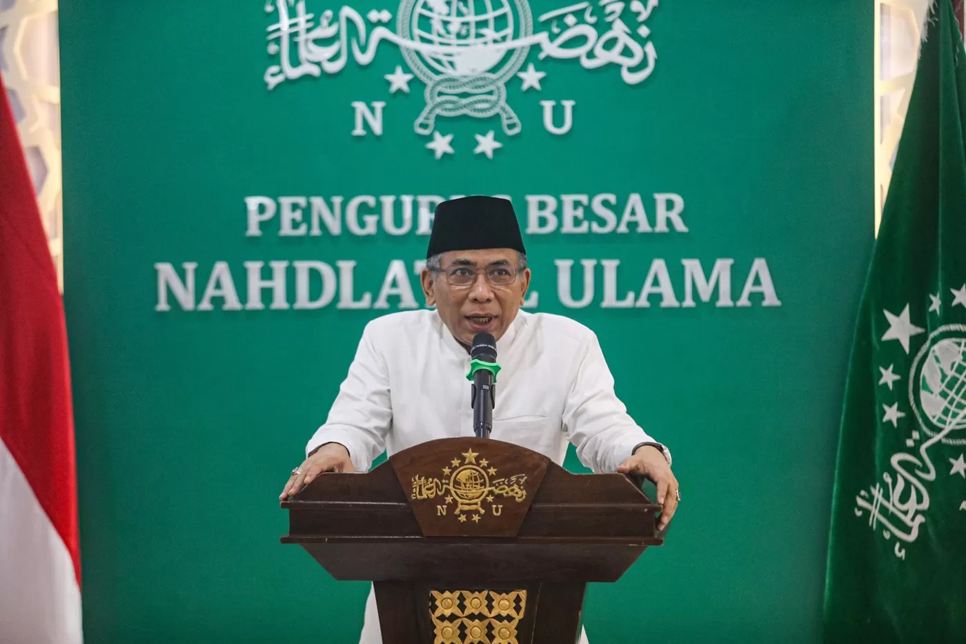 Ketua Umum PBNU KH. Yahya Cholil Staquf. (FOTO: JAWAPOS)