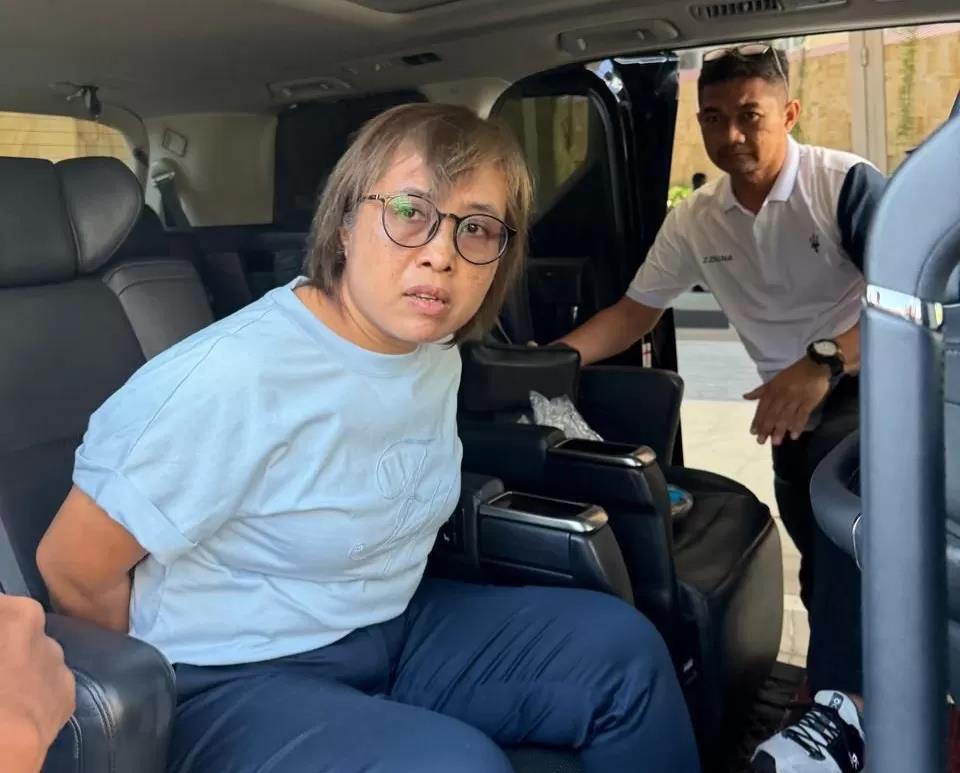 Buronan interpol bernama Dewi Astutik saat ditangkap BNN di Kamboja. (Istimewa)