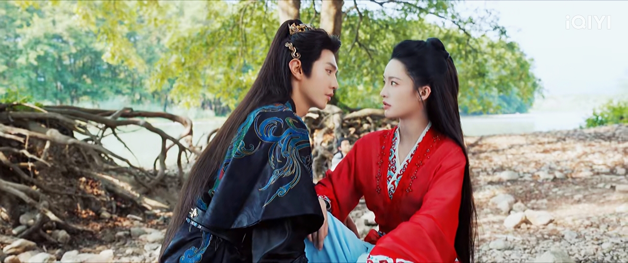 Chen Zhe Yuan dan Li Qin dalam drama Fated Hearts