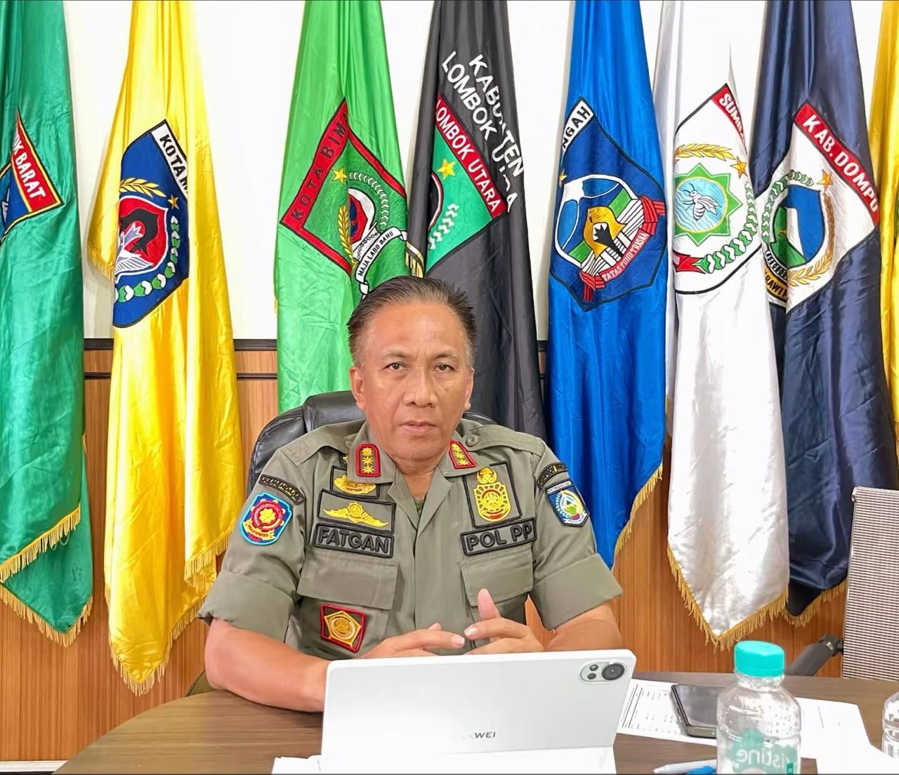 Kepala Satpol PP NTB Fathul Gani