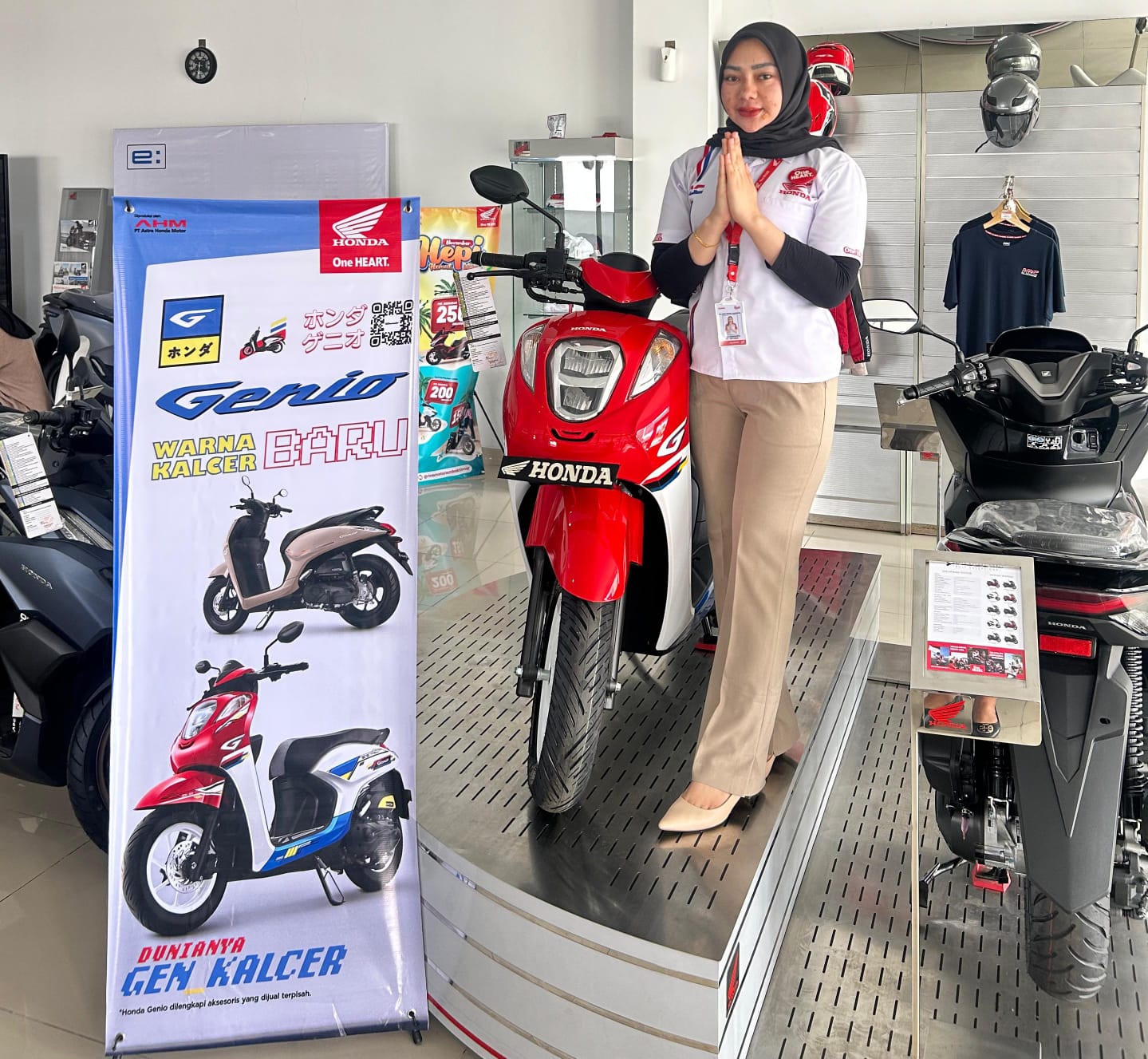 Salah satu produk unggulan sepeda motor Honda.