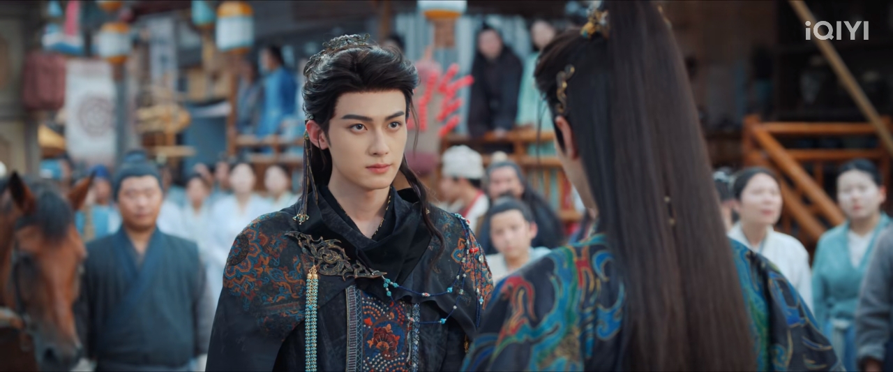 Tangkapan layar Chen Heyi dalam drama Fated Hearts