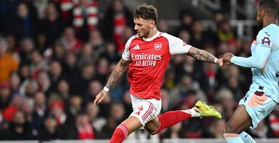 Ben White tampil perdana bersama Arsenal usai cidera.