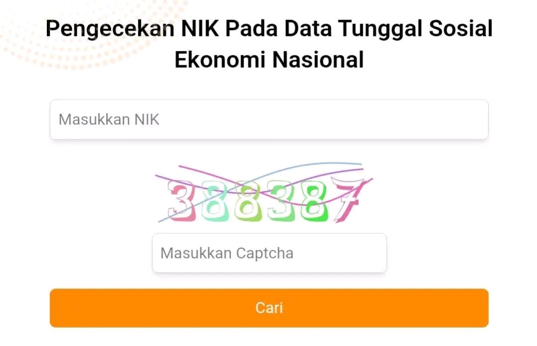 Cara cek desil bansos