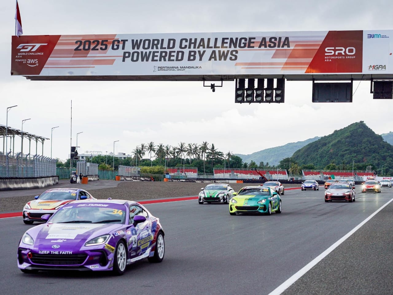 GT World Challenge Asia 2025 menjadi salah satu event yang hadir di Sirkuit Internasional Mandalika