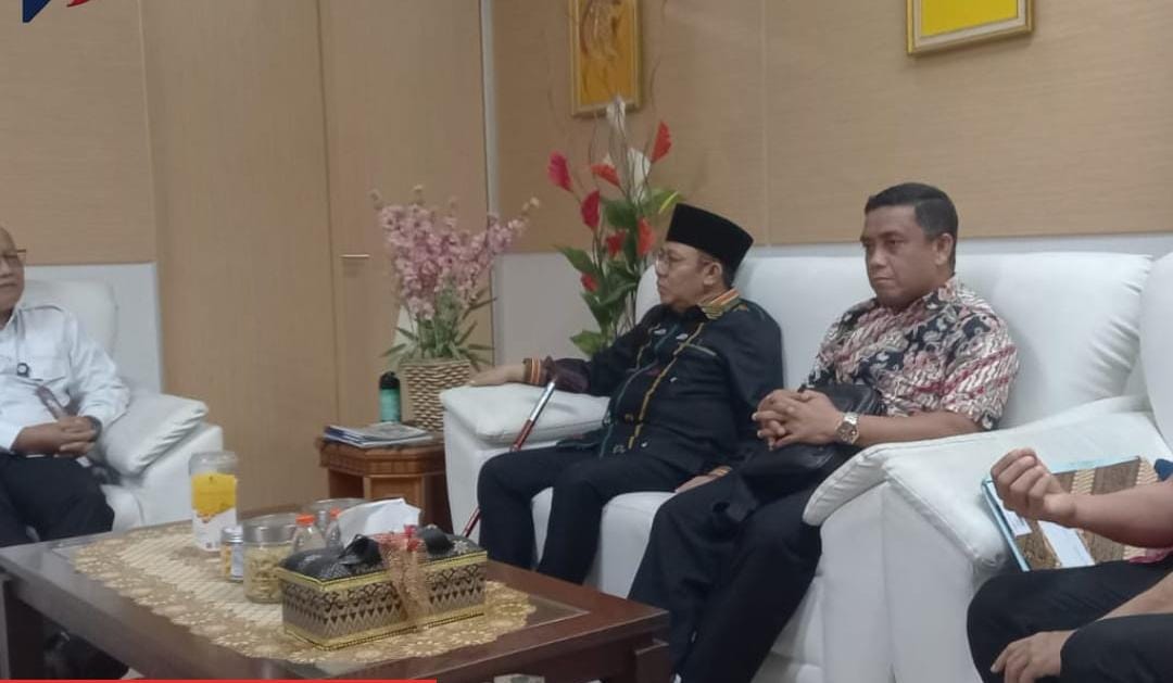 JEMPUT BOLA: Bupati Najmul waktu berkunung ke BKN untuk memperjuangkan nasib para honorer