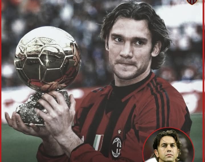 Andriy Shevchenko, saat memenangkan Ballon d