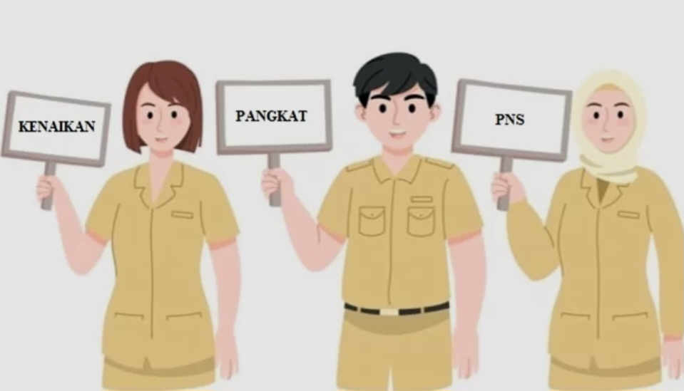 PNS dan ASN bisa naik pangkat