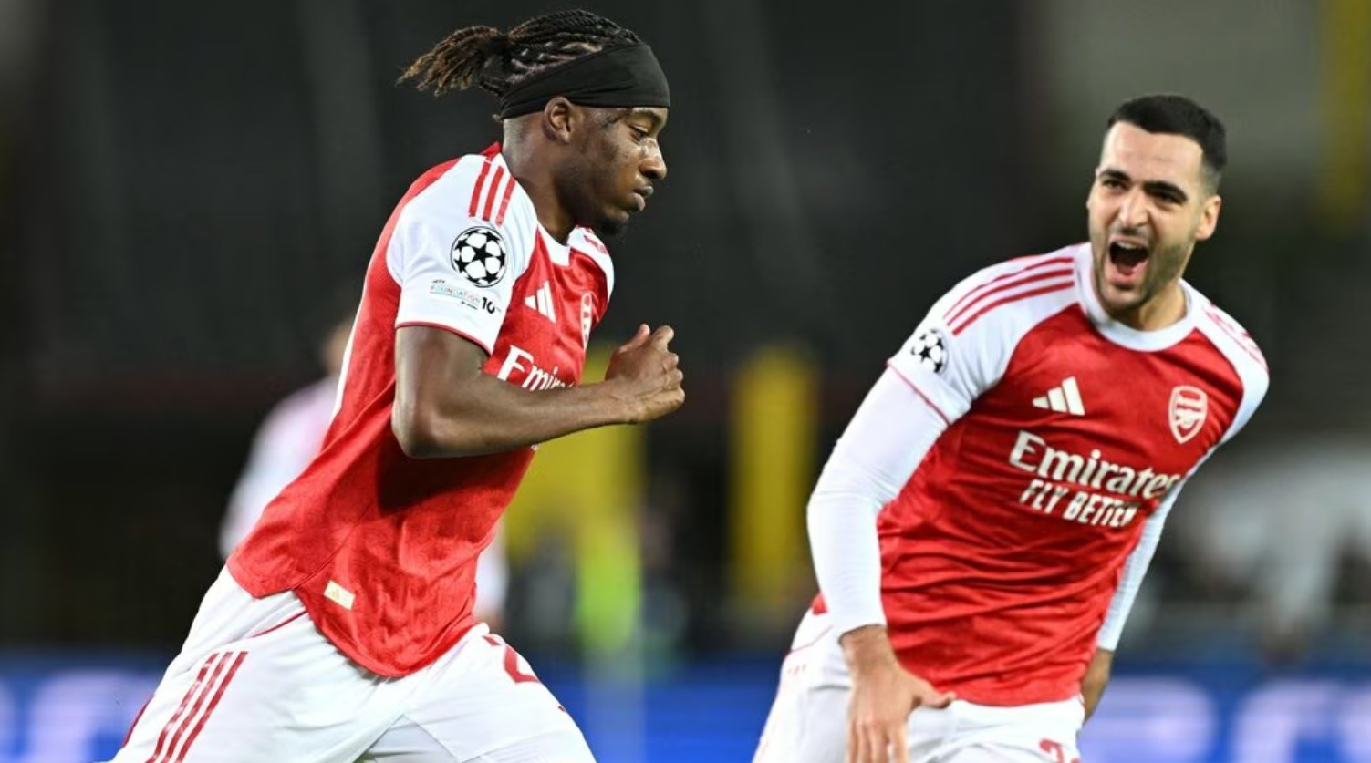 Noni Madueke menjadi salah satu pemain kunci Arsenal saat mengalahkan Club Brugge dalam lanjutan Liga Champions