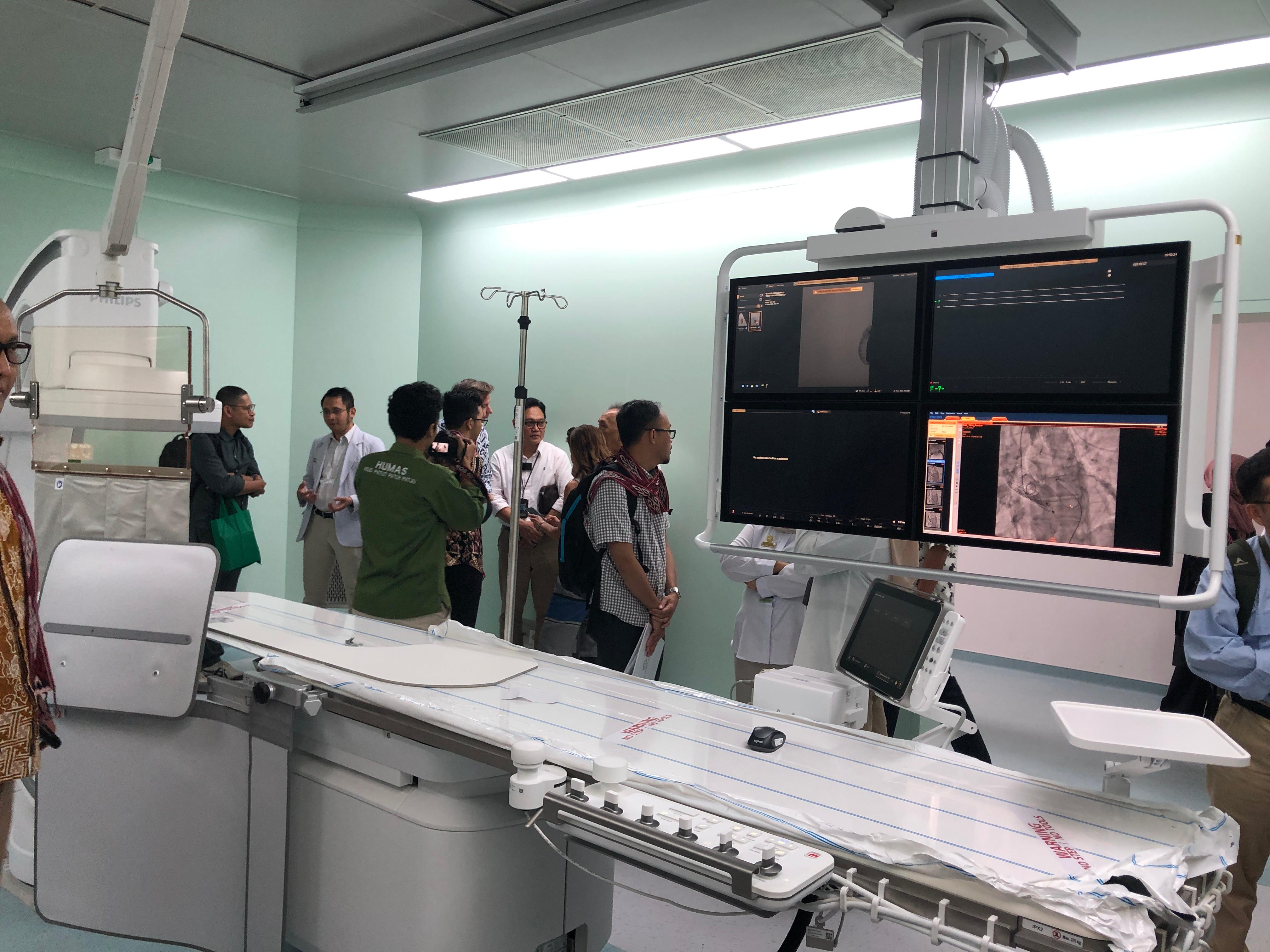 SIAP BEROPERASI: Inilah ruang dan fasilitas cath lab yang dimiliki RSUD Tripat Gerung untuk melayani pasien penyakit jantung atau kardiovaskular.
