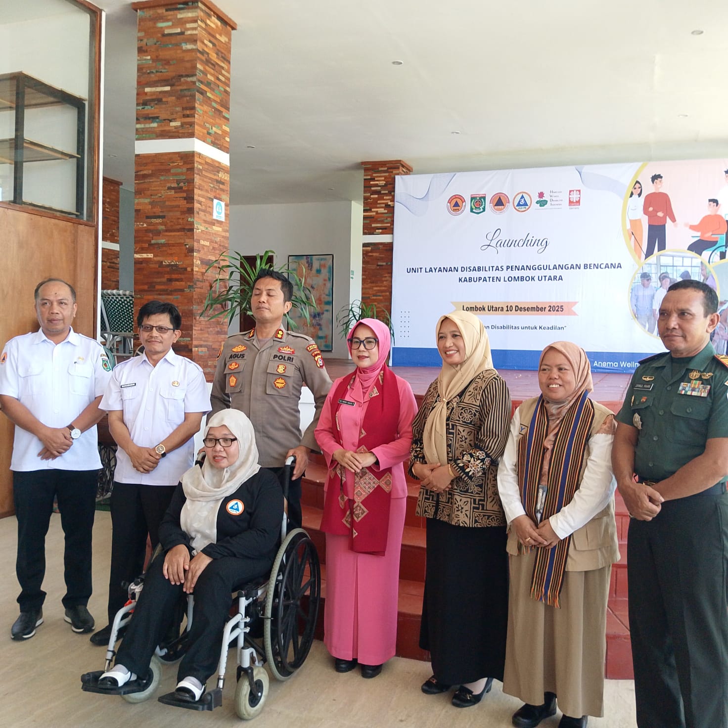 PERTAMA DI NTB: Pemda KLU saat ini memiliki ULD untuk memastikan penyandang disabilitas memperoleh layanan setara saat bencana