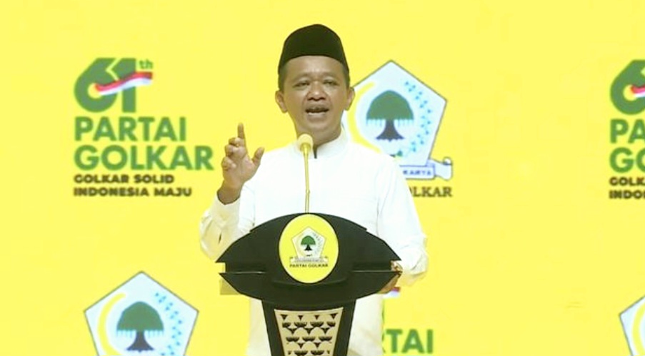 Ketua Umum Partai Golkar Bahlil Lahadalia mengusulkan pilkada melalui DPRD dalam acara puncak perayaan HUT ke-61 Partai Golkar, Jumat lalu (5/12).