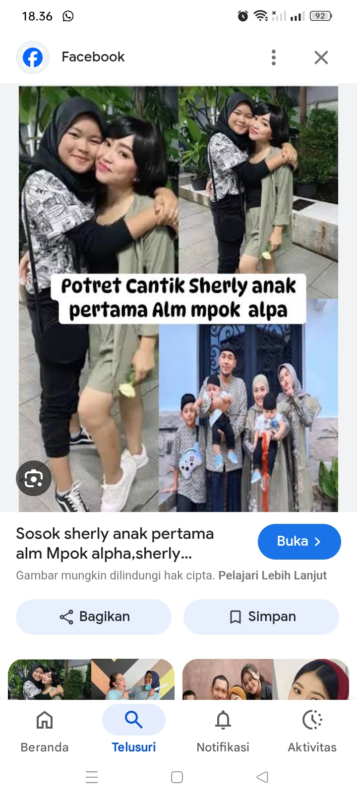 Anak tertua komendian Almarhumah Mpok Alpa, Sherly tiba-tiba menghilang jelang sidang perdana ahli waris yang berlangsung di PA Jakarta Selatan Kamis (11/12).