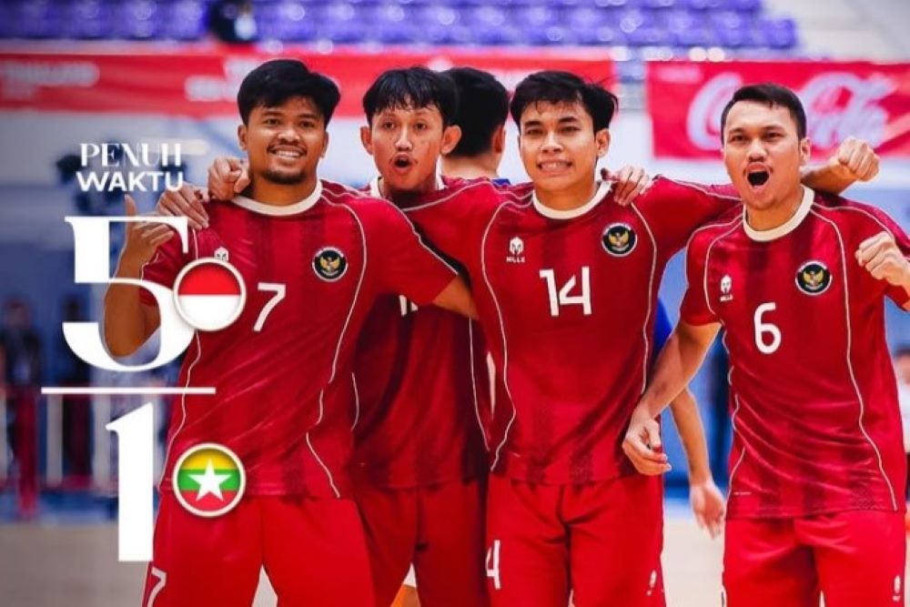 Timnas futsal putra Indonesia berhasil menang di pertandingan perdana SEA Games 2025 Thailand.
