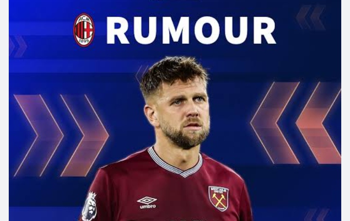 Niclas Fullkrug, striker West Ham yang hendak dipinjam AC Milan.