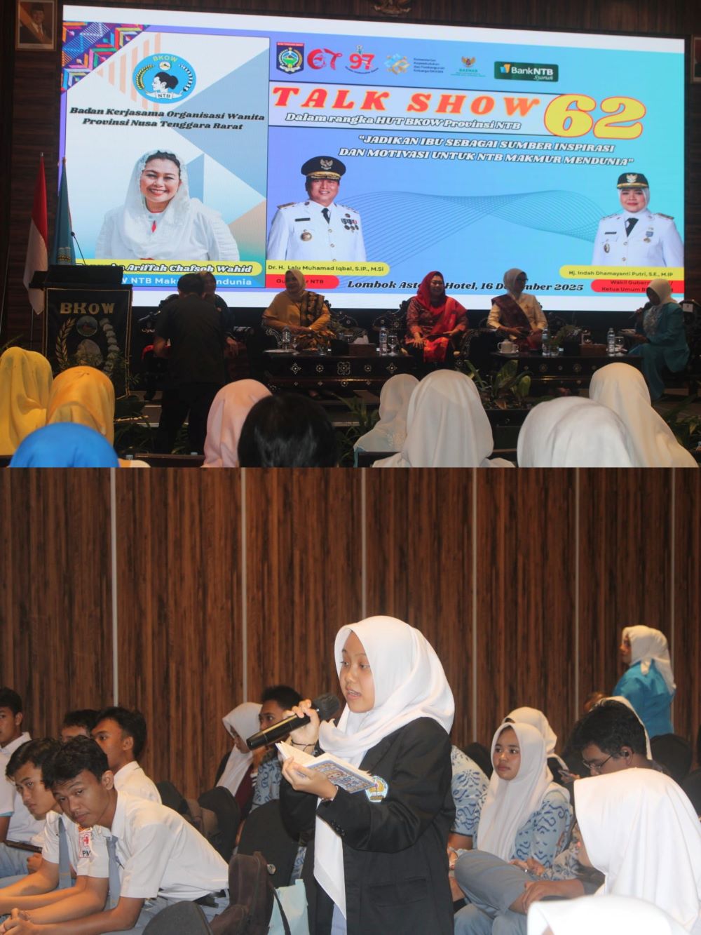 BKOW NTB menggelar talkshow dalam rangka HUT BKWO NTB.